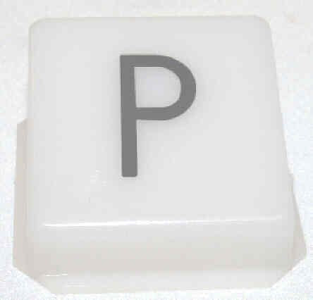 INSERT, POSITION INDICATOR, MARKED P 1 5/16 X 1 3/8 DOVER SERIES 982500