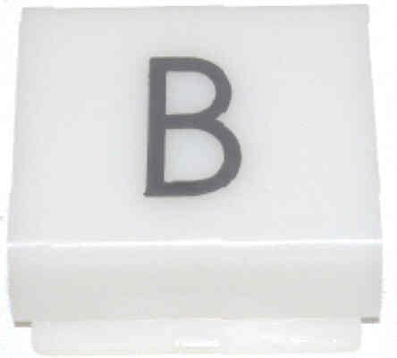 INSERT, POSITION INDICATOR, MARKED B, 1 5/8 X 1 3/8 DOVER SERIES 9724400