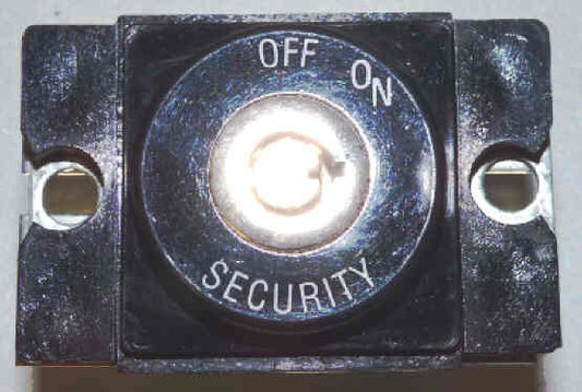 SWITCH. KEYED, ON-OFF-SECURITY DOVER # 109444