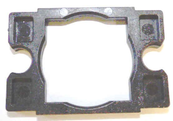 BEZEL, SWITCH, KEYED, BLACK