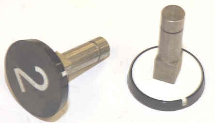 BUTTON, WITH METAL STEM, 7/8 DIAMETER, # 2 OTIS 323BP1-2