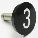BUTTON, WITH METAL STEM, 7/8 DIAMETER, # 3 OTIS 323BP1-3