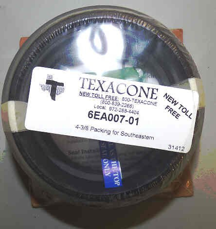 SET, PACKING, SOUTHEASTERN, 4 7/8,  TEXACONE # 6EA007-01