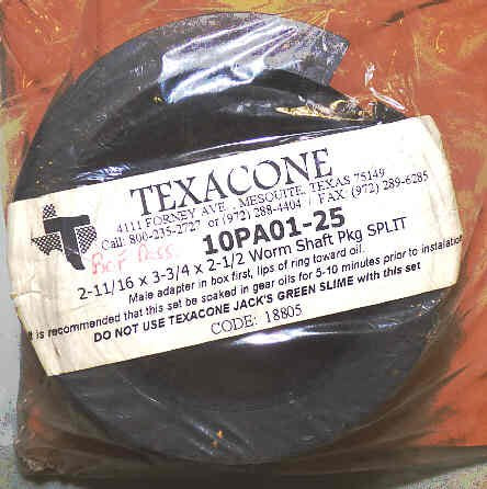 PACKING, MACHINE, TYPE 'L', 2 11/16 SHAFT TEXACONE # 10PA01-25