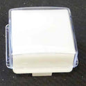 CAP, BUTTON, DESIGNER. WHITE, BLANK  ADAMS # AD-AS472W-BL