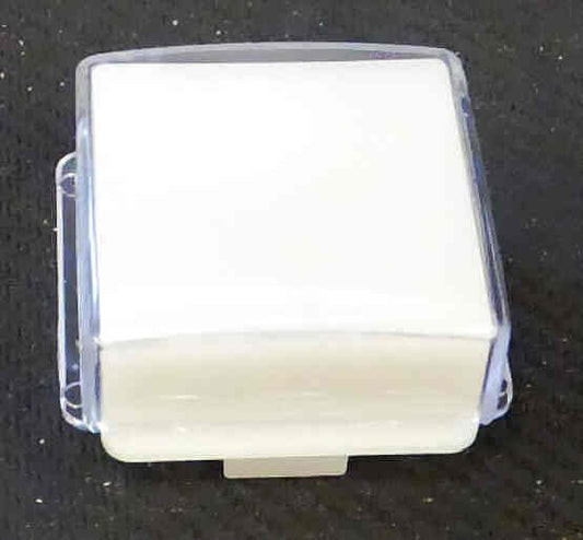 CAP, BUTTON, DESIGNER. WHITE, BLANK  ADAMS # AD-AS472W-BL