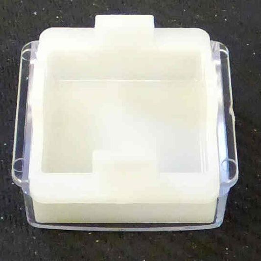 CAP, BUTTON, DESIGNER. WHITE, BLANK  ADAMS # AD-AS472W-BL