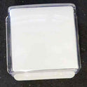 CAP, BUTTON, DESIGNER. WHITE, BLANK  ADAMS # AD-AS472W-BL