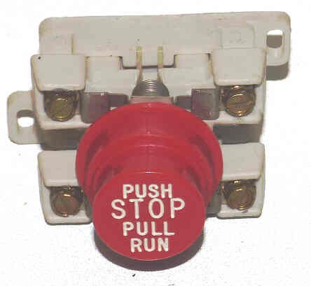SWITCH, STOP, PUSH.PULL, WESTINGHOUSE # 325C805G01