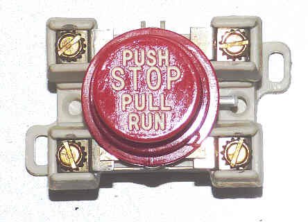 SWITCH, STOP, PUSH.PULL, WESTINGHOUSE # 325C805G01