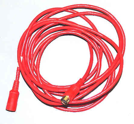 CABLE, PANAFORTY, 16 FEET, 8 PIN CONNECTOR, RED MEMCO # 015201