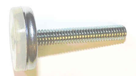 BUMPER, THREADED STEM, 5/16-18 X 1 1/2, 1 3/16 DIA. 2 1/4 OVERALL