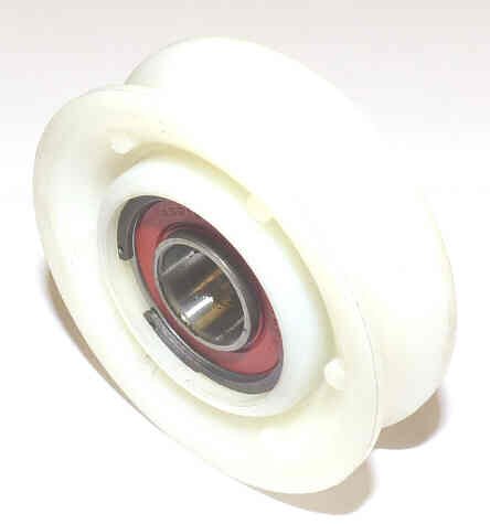 ROLLER, HANGER, MOLDED NYLON, 2 5/16X 3/4 HAUGHTON # 3-16847-03