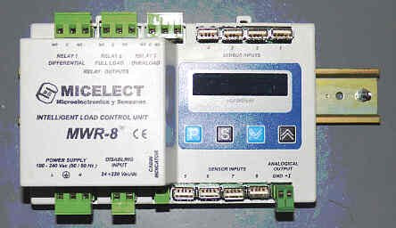 UNIT, LOAD CONTROL,USB CONNECT, 100-240 VAC, DIN RAIL MOUNT MICELECT # MWR-8