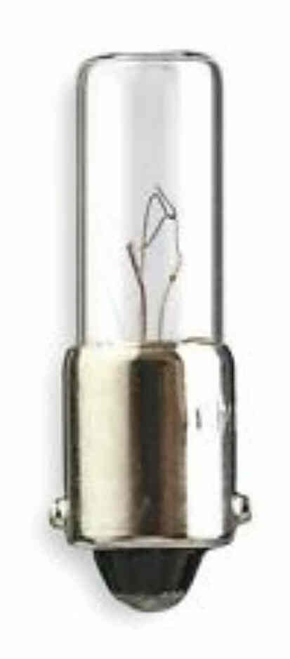 LAMP, BOX OF 10, MINIATURE BAYONET BASE, 90 VOLT, COMMERCIAL # 90MB