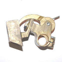 HOLDER, BRUSH, FOR 2 X 1 1/2 X 5/8, SHORT BASE, 7/8 STUD OTIS # 140535