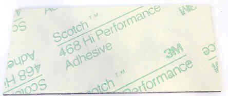 PLATE, CAPACITY, 3000 POUND, STAINLESS FINISH, SELF ADHESIVE 3 1/2 X 1 1/2