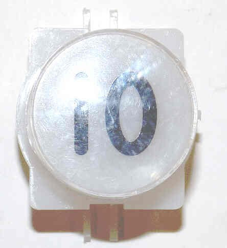 BUTTON, EXTENDED CAP FOR CALIFORNIA, WESTINGHOUSE A LINE # 10