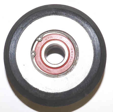 WHEEL, ROLLER GUIDE, 3 1/2 DIA. FACE 5/8, .6693, I.D., WESTINGHOUSE #M5594G04