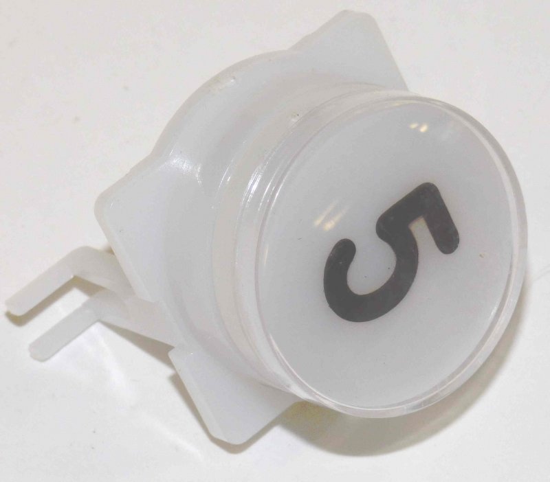 BUTTON, EXTENDED CAP FOR CALIFORNIA, WESTINGHOUSE A LINE # 5