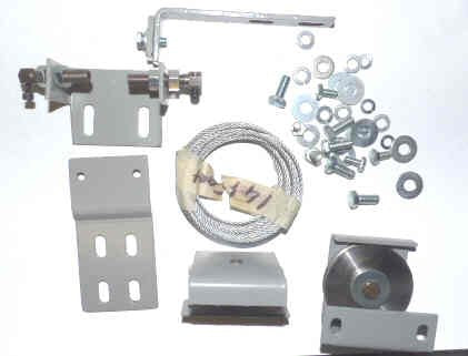 KIT, CABLE, CENTER PARTING DOORS WITH CABLE, SHEAVE & HARDWARE AS SHOWN