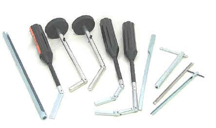 KEYS, SET OF 10, SEE FULL LISTING BELOW, NOTE FLEX SHAFT HANDLES
