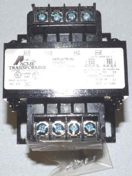 TRANSFORMER, 220-480 PRI, 110-120 SECONDARY, .75VA ACME TB81201
