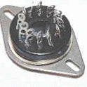 SOCKET, TUBE, OCTAL, 12 PIN, SOLDER CONNECT