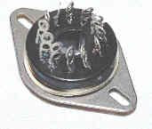 SOCKET, TUBE, OCTAL, 12 PIN, SOLDER CONNECT