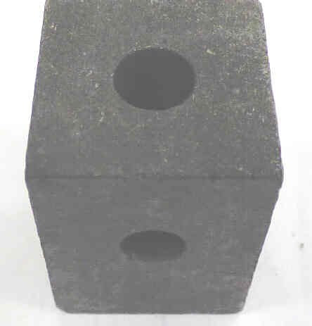 CONTACT. CARBON, 1 1/4 X 1 X 3/4, 5/16 HOLES DOVER # DC 263