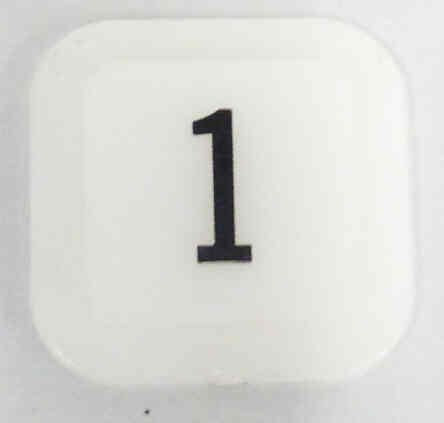 JEWEL, POSITION INDICATOR, MARKED # 1 OTIS # 499AD1-1