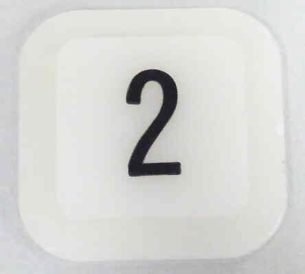 JEWEL, POSITION INDICATOR, MARKED # 2 OTIS # 499AD1-2