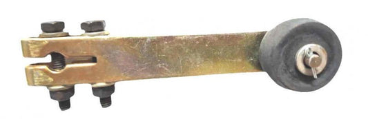 LEVER, STEEL, FORMED WITH ROLLER & HARDWARE, L INTERLOCK, OTIS # 148182