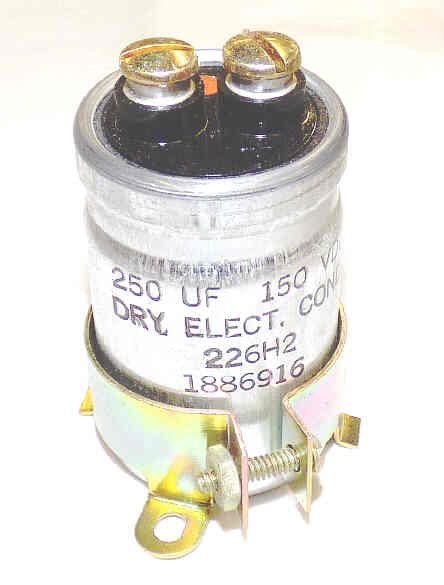 CAPACITOR, 250 MFD @ 150 VDC, OTIS # 226H2