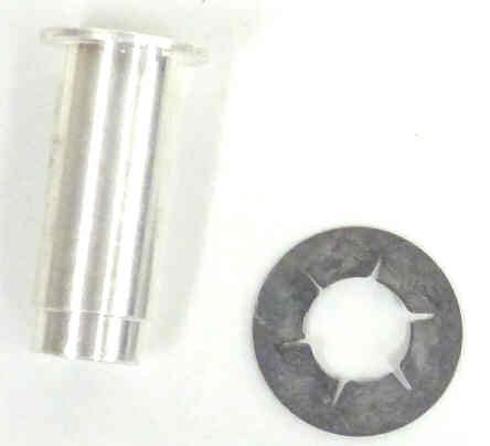 ESCUTCHEON, INTERLOCK, BUSHING, DROP KEY, ALUMINIUM, 1 3/8 X 7/16 I.D.