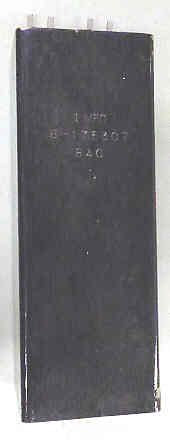 CAPACITOR, 1 MFD, VINTAGE, VOLTAGE UNKNOWN, MAY CONTAIN PCB'S