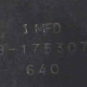 CAPACITOR, 1 MFD, VINTAGE, VOLTAGE UNKNOWN, MAY CONTAIN PCB'S