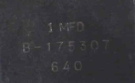 CAPACITOR, 1 MFD, VINTAGE, VOLTAGE UNKNOWN, MAY CONTAIN PCB'S