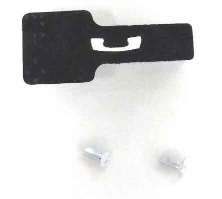 HANDLE, TELEPHONE, BLACK, PLASTIC WITH HARDWARE ADAMS # A464C