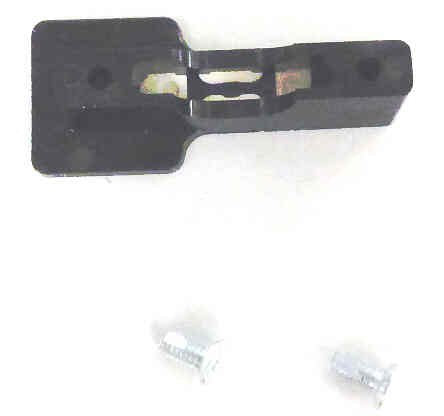 HANDLE, TELEPHONE, BLACK, PLASTIC WITH HARDWARE ADAMS # A464C