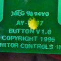 BUTTON, MONITOR, PCB BASE,SS CAP, WHITE DOT MONITOR AY SERIES