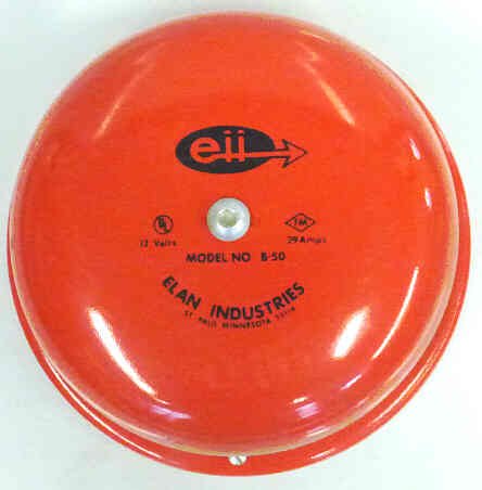 BELL, ALARM. 6 DIAMETER, 6 VDC, 250MA, RED HONG CHANG  HC-1006