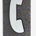 HANDLE, TELEPHONE, BLACK, METAL WITH BRAILLE PART # 201784