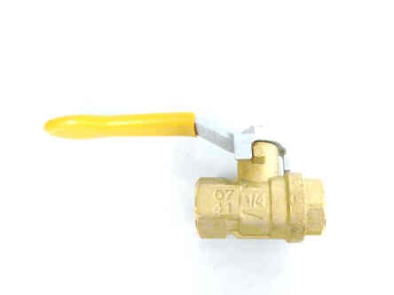 VALVE, BALL, BRASS,  1/4, MADE IN ITALY RUB # S9541
