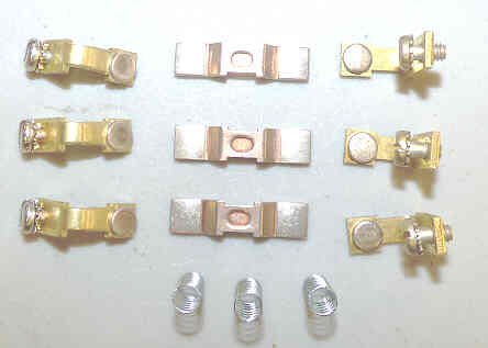 KIT, CONTACT, SILVER TIPPED, 3 POLE, SIZE 0 SQUARE D # 9998 BA-81
