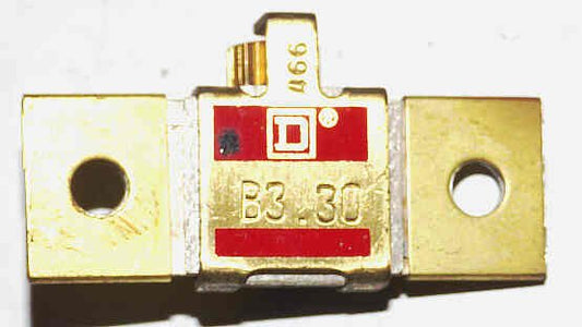 ELEMENT, HEATER, OVERLOAD, SQUARE D B3.30