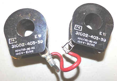 COIL, SET OF 2, HOIST CONTACTOR, 110 VAC, 60HZ SQUARE D 31002-403 39