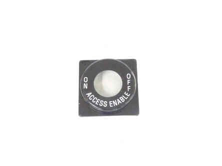 HALO, SWITCH, KEYED, BLACK, MARKED ON-ACCESS ENABLE-OFF INNOVATION # 025017-098