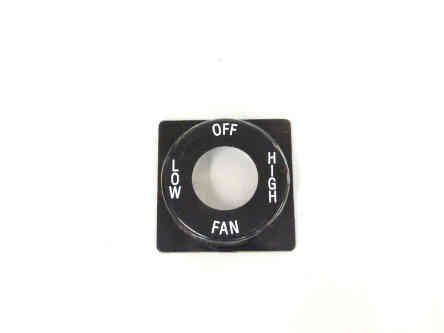 HALO, SWITCH, KEYED. LOW-OFF-HIGH-FAN INNOVATION # 025017-005