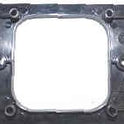FACEPLATE, TERMINAL, HALL LANTERN, IMPULSE, PLASTIC, BLACK DOVER # 9741215
